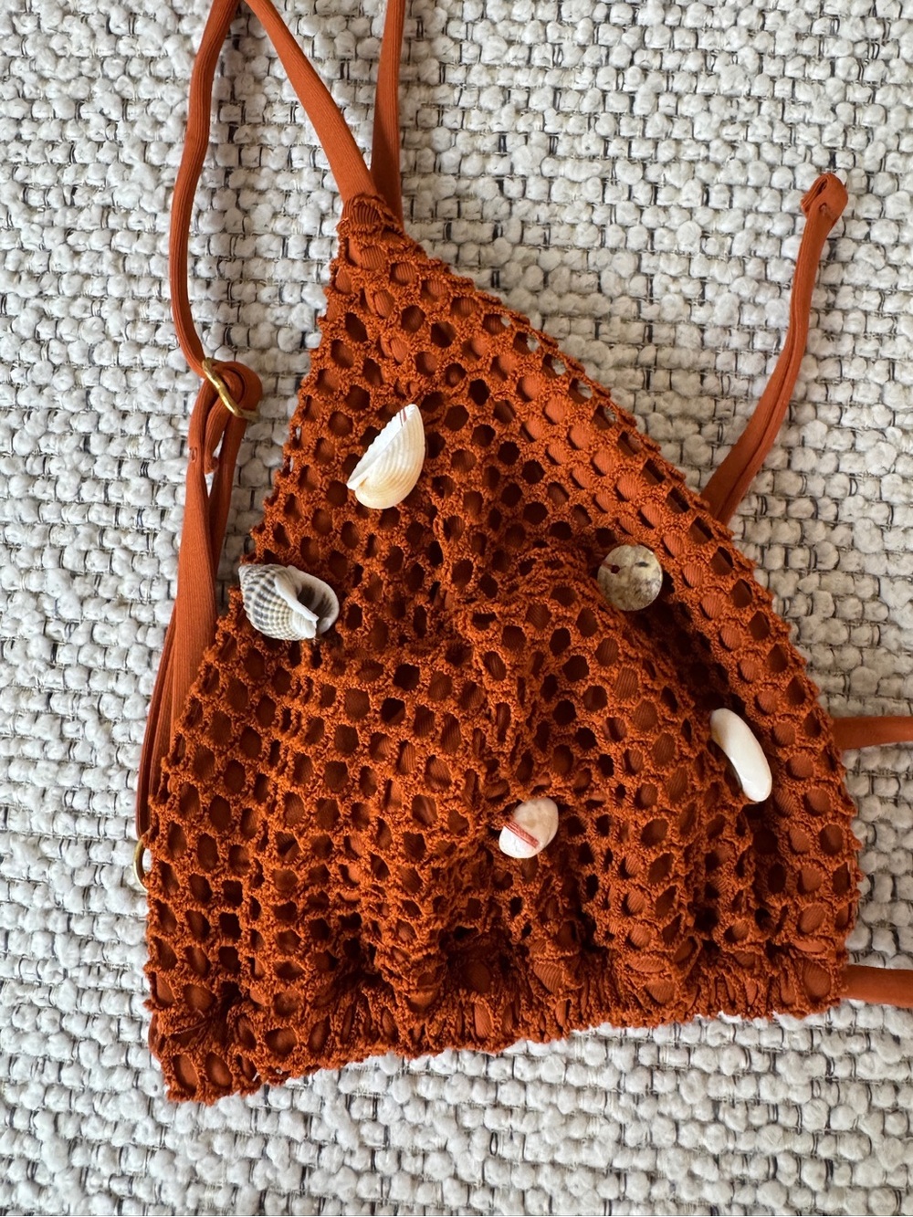 WeWoreWhat Crochet Shell Bikini Set - Picture 5 of 6